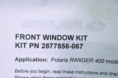Windshield Kit NOS