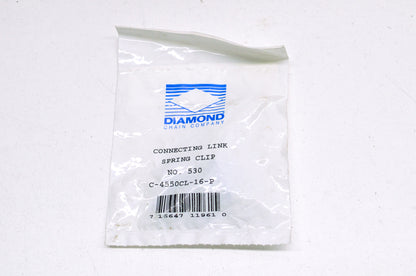 Diamond Chain C-4550CL-16-P, 2401-061 Connecting Link 530 NOS