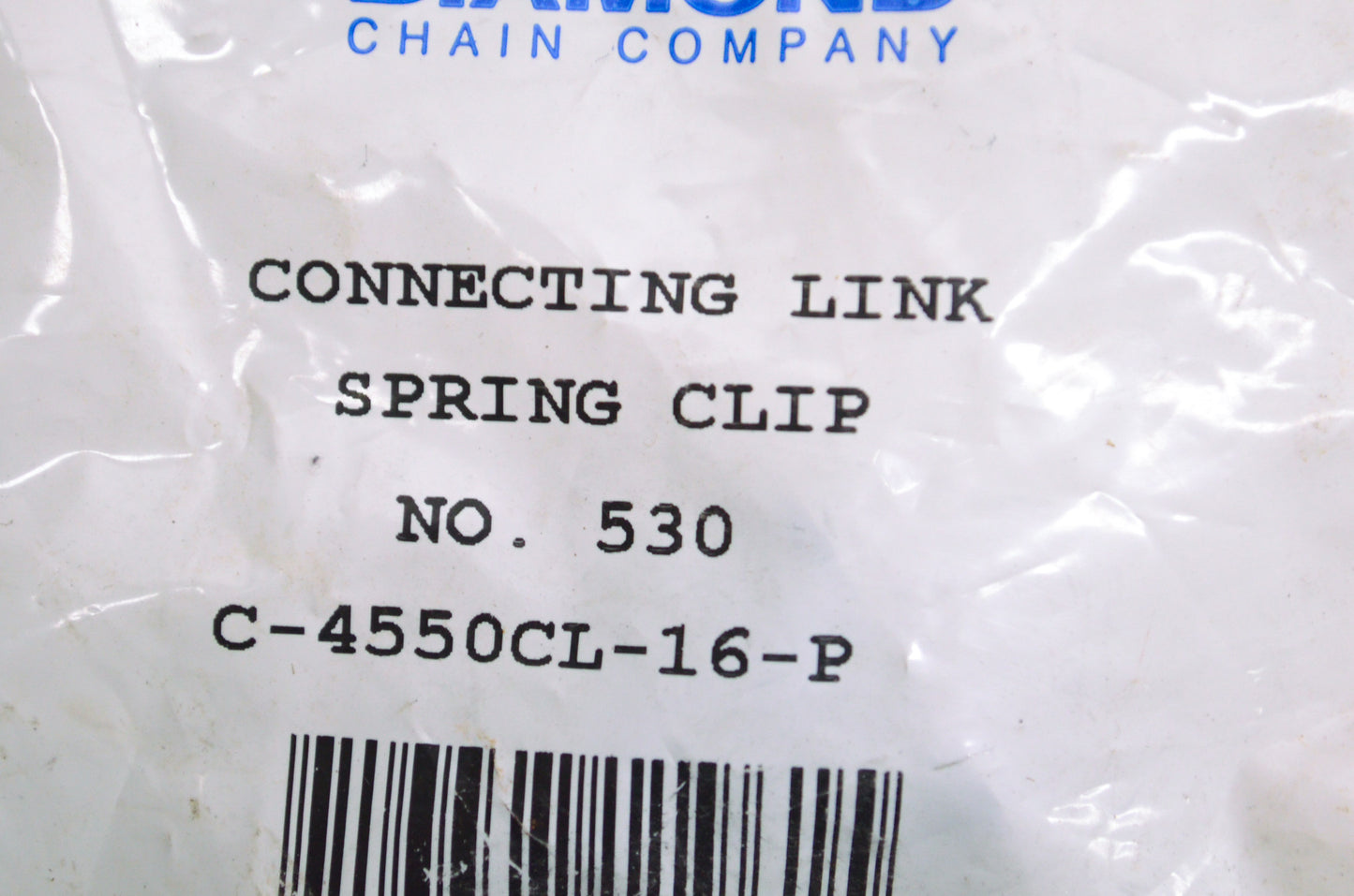 Diamond Chain C-4550CL-16-P, 2401-061 Connecting Link 530 NOS