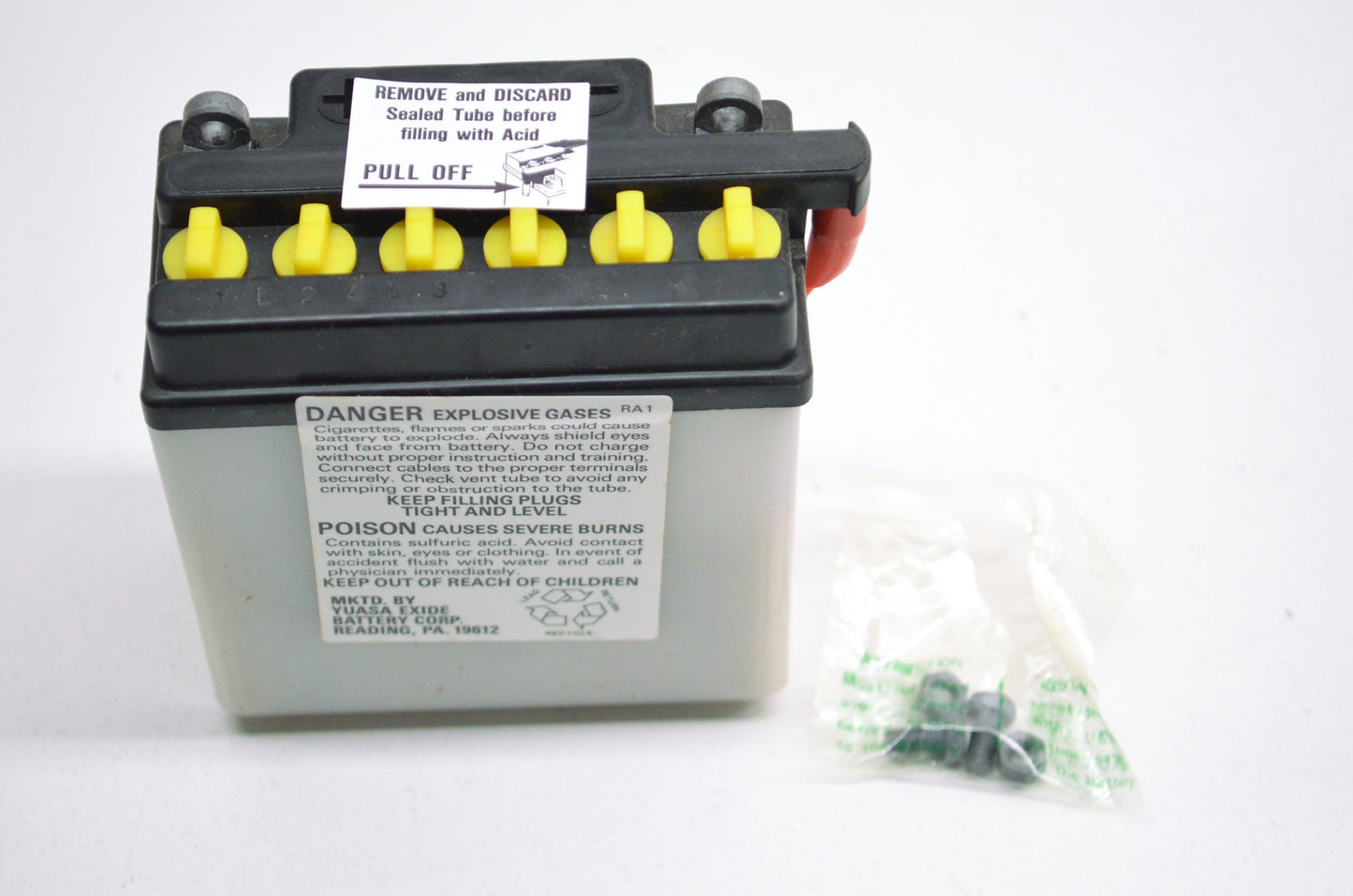 New Yuasa Motorcycle Battery NOS
