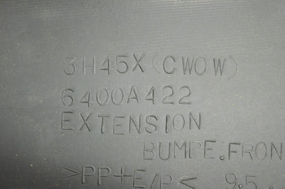 Mitsubishi 6400A422 Outlander Front Bumper Extender NOS