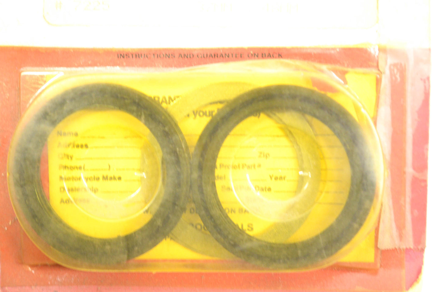 Leak Proof Seals 7225 Fork Seal Kit 37mm X 48mm NOS