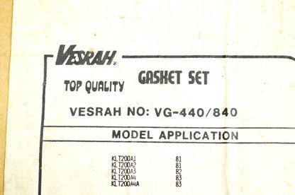 Vesrah VG-440, VG-840 Gasket Kit NOS