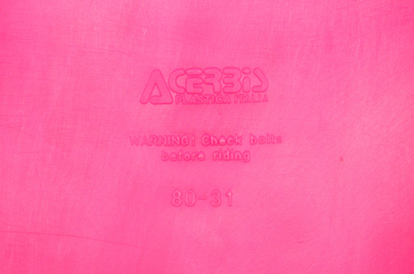 New Acerbis Pink Front Fender NOS