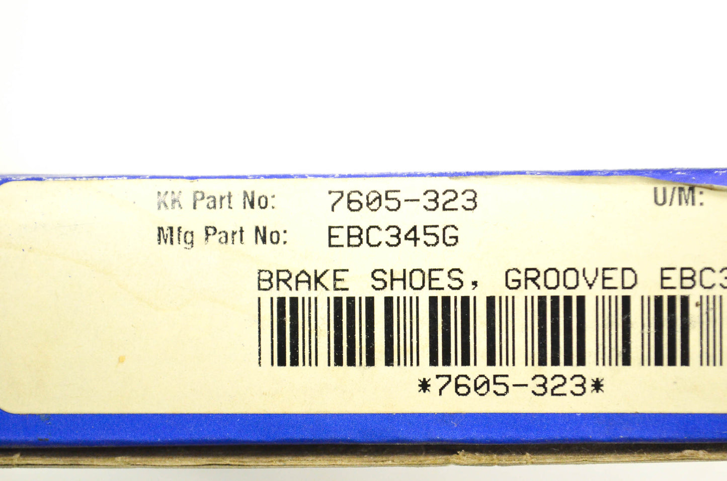 EBC EBC345G, 7605-323, 345G Brake Shoe Kit NOS