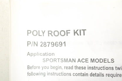 New OEM Polaris Sportsman Ace Poly Roof Hardware Kit NOS
