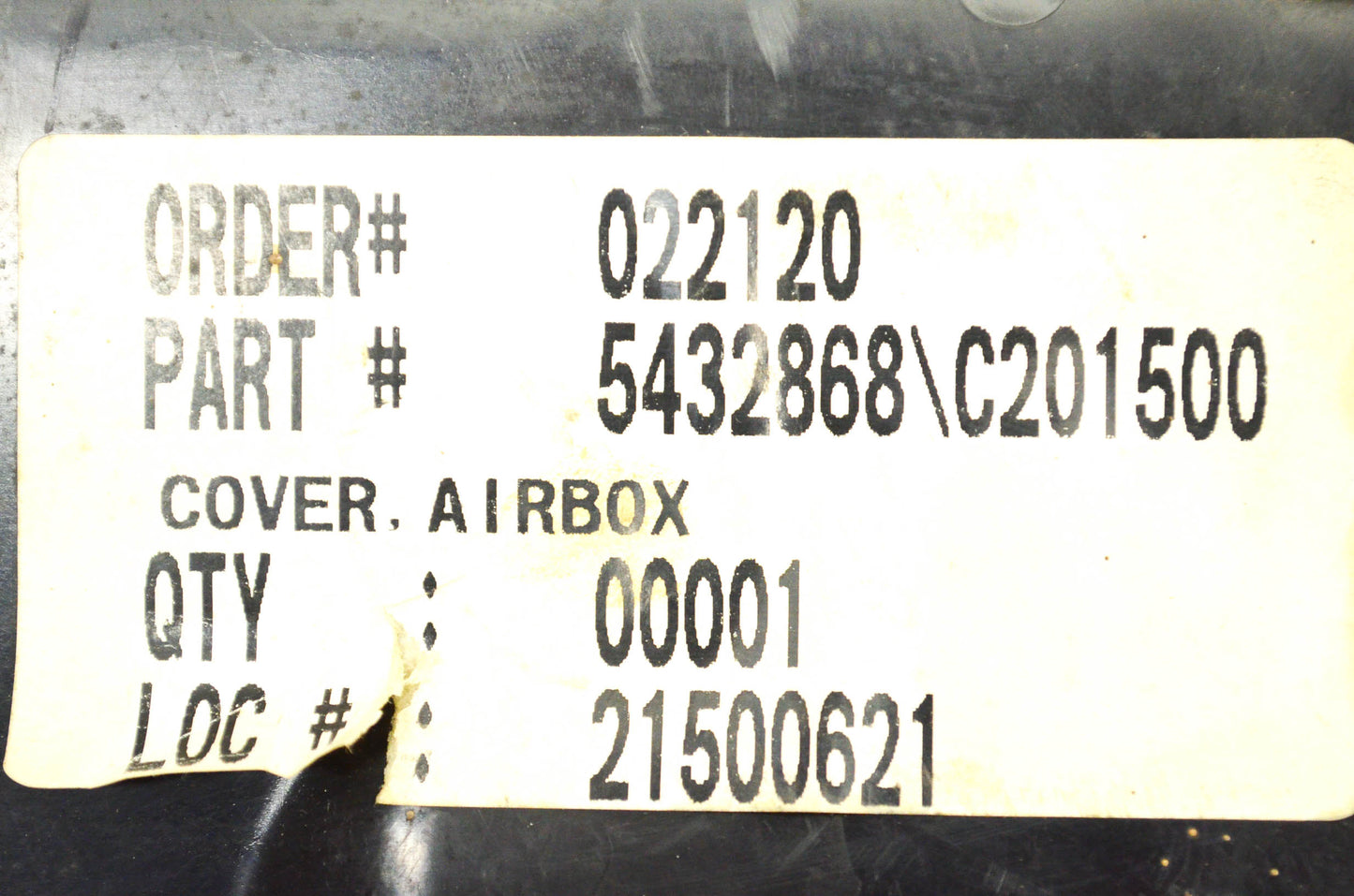 OEM Polaris 5432868 Airbox Cover