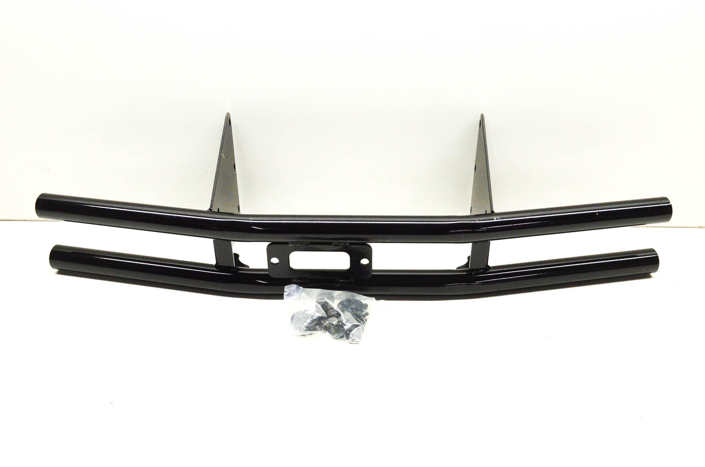 New OEM Polaris Front Double Bumper Black NOS