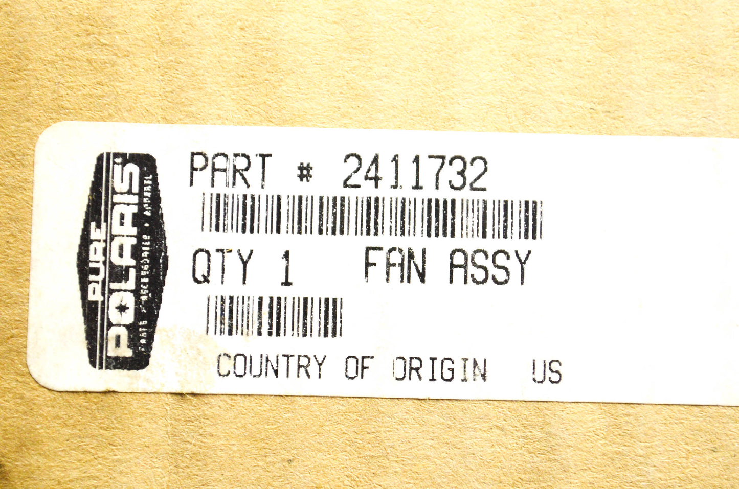 OEM Polaris 2411732 Fan Assembly NOS