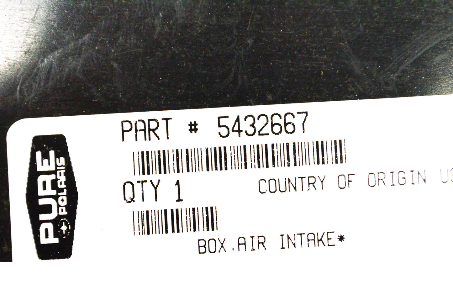 Polaris 5432667 Air Intake Box NOS