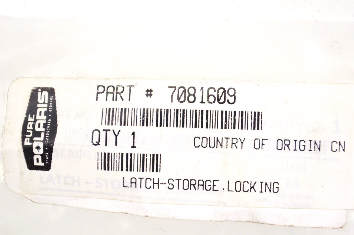 OEM Polaris 7081609 Locking Storage Latch NOS