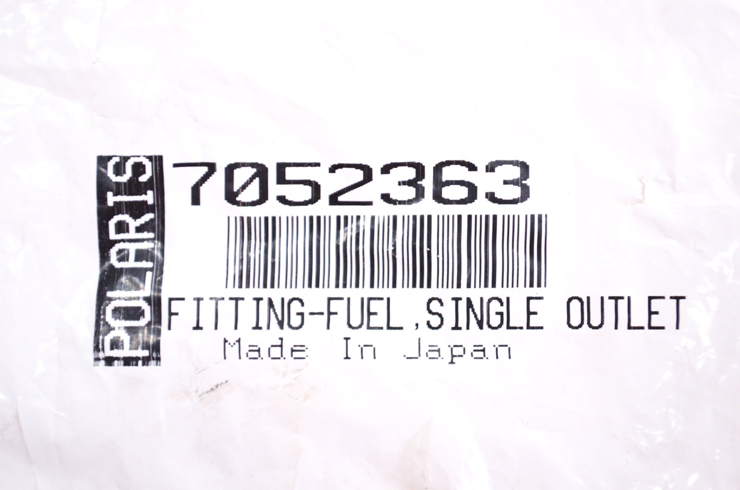 Single Outlet Fuel Fitting NOS