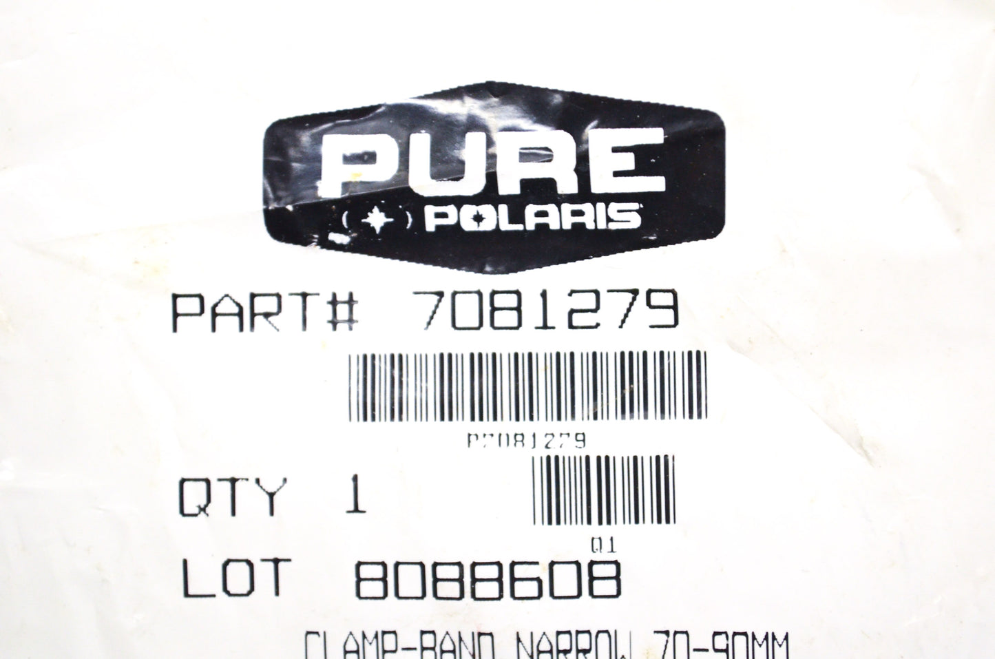 OEM Polaris 7081279 Narrow Band Clamp 70-90mm NOS