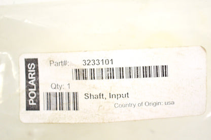 OEM Polaris 3233101 Input Shaft NOS