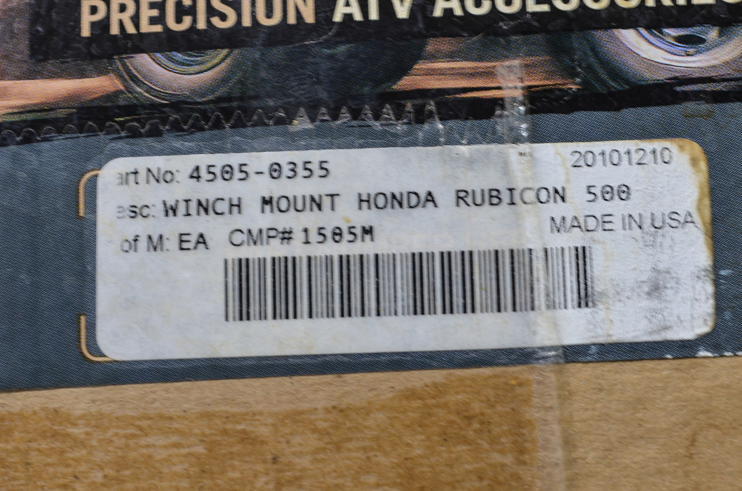 Moose Racing 4505-0355 Honda Winch Mount Kit NOS