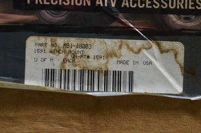 Moose Racing M91-48003 Polaris Winch Mount Kit NOS