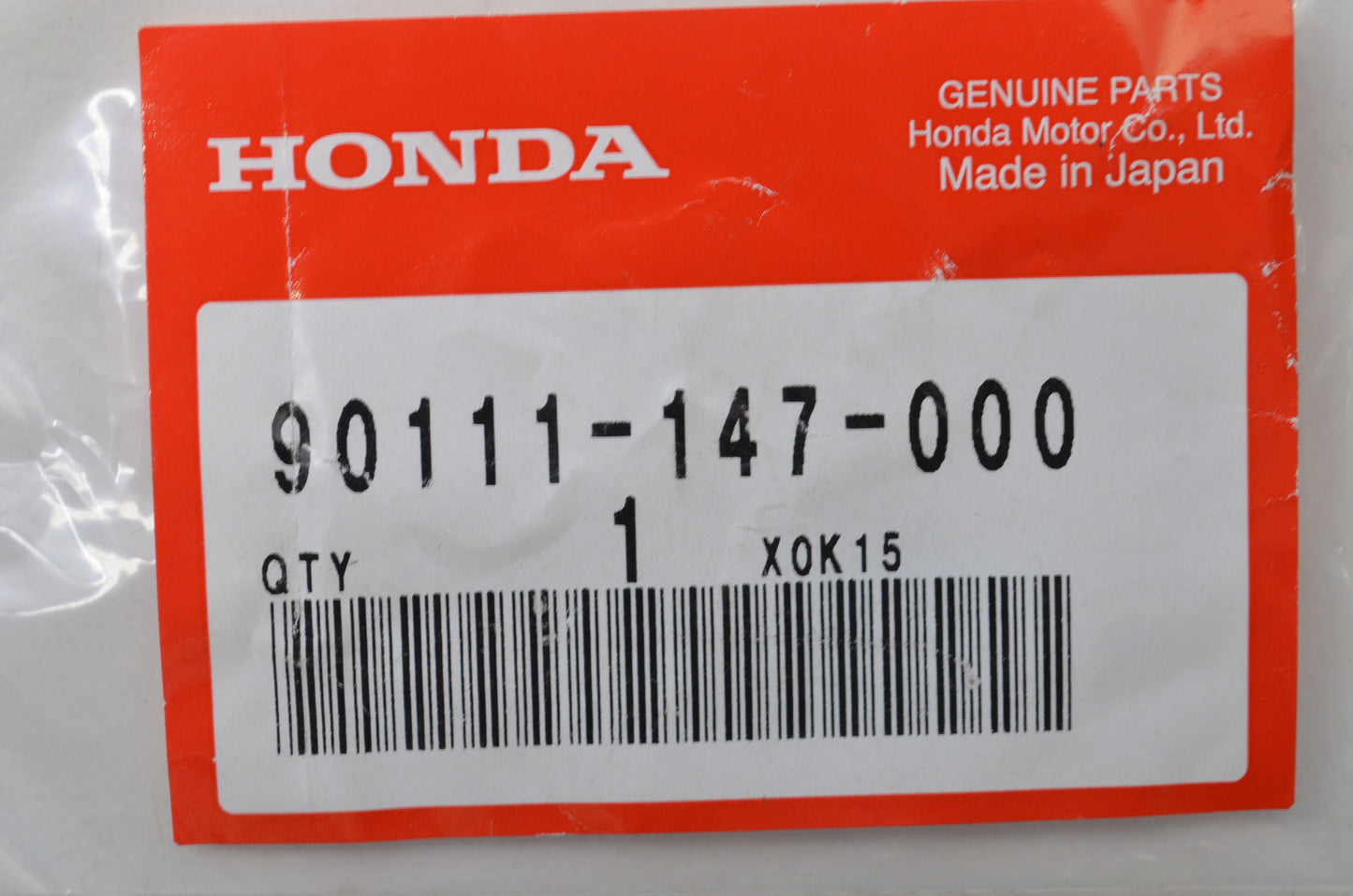 OEM Honda 90111-147-000 Flange Bolt (6MM) NOS
