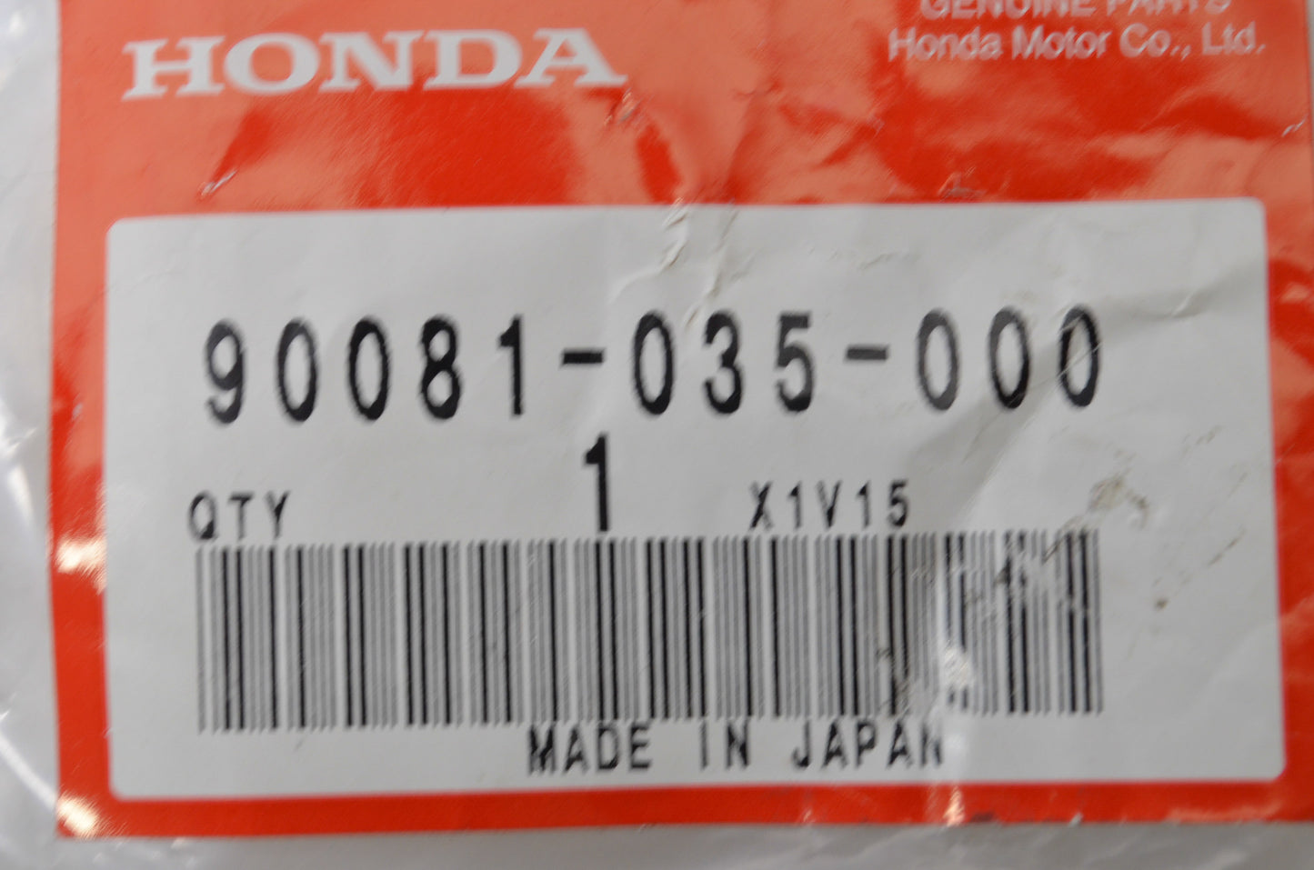 OEM Honda 90081-035-000 Sealing Bolt 14mm NOS