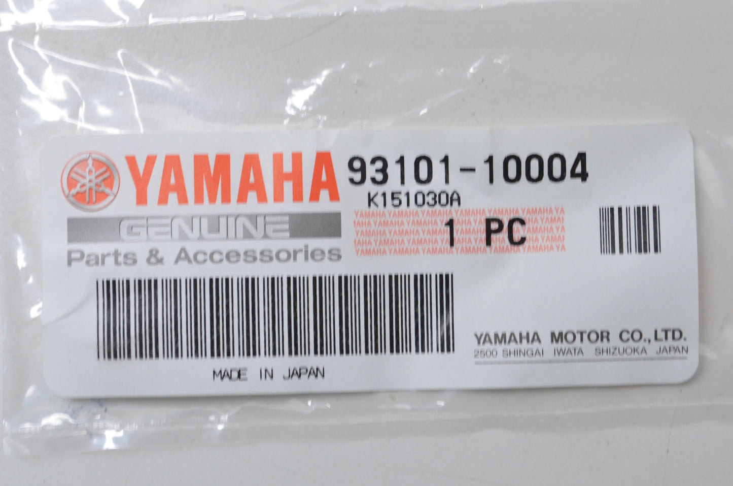 OEM Yamaha 93101-10004-00 Oil Seal NOS