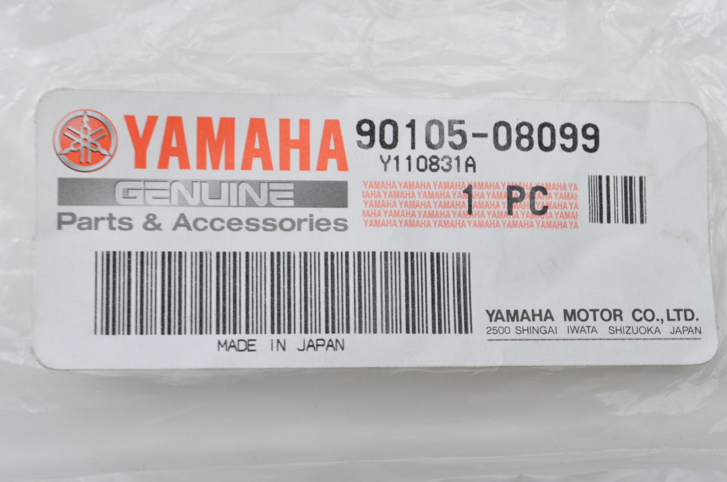 New OEM Yamaha 90105-08099-00 Washer Based Bolt NOS