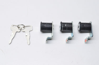New OEM Yamaha 3 Lock Saddlebag Kit NOS