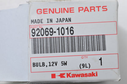 OEM Kawasaki 92069-1016 Bulb 12V 5W NOS