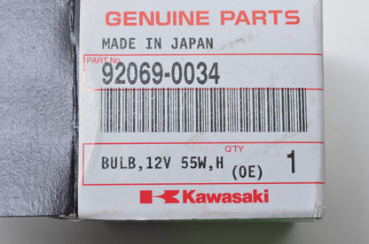 OEM Kawasaki 92069-0034 Bulb 12V 55W,H11 NOS