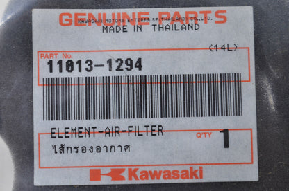 OEM Kawasaki 11013-1294 Air Filter Element NOS