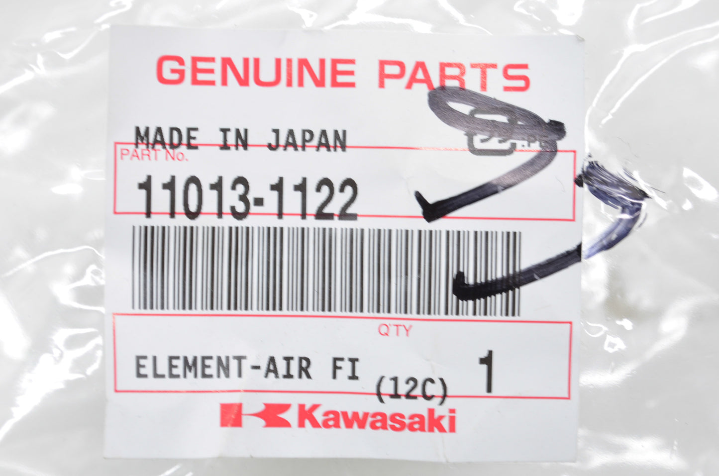 OEM Kawasaki 11013-1122 Air Filter Element