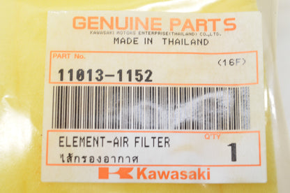 OEM Kawasaki 11013-1152 Air Filter Element NOS