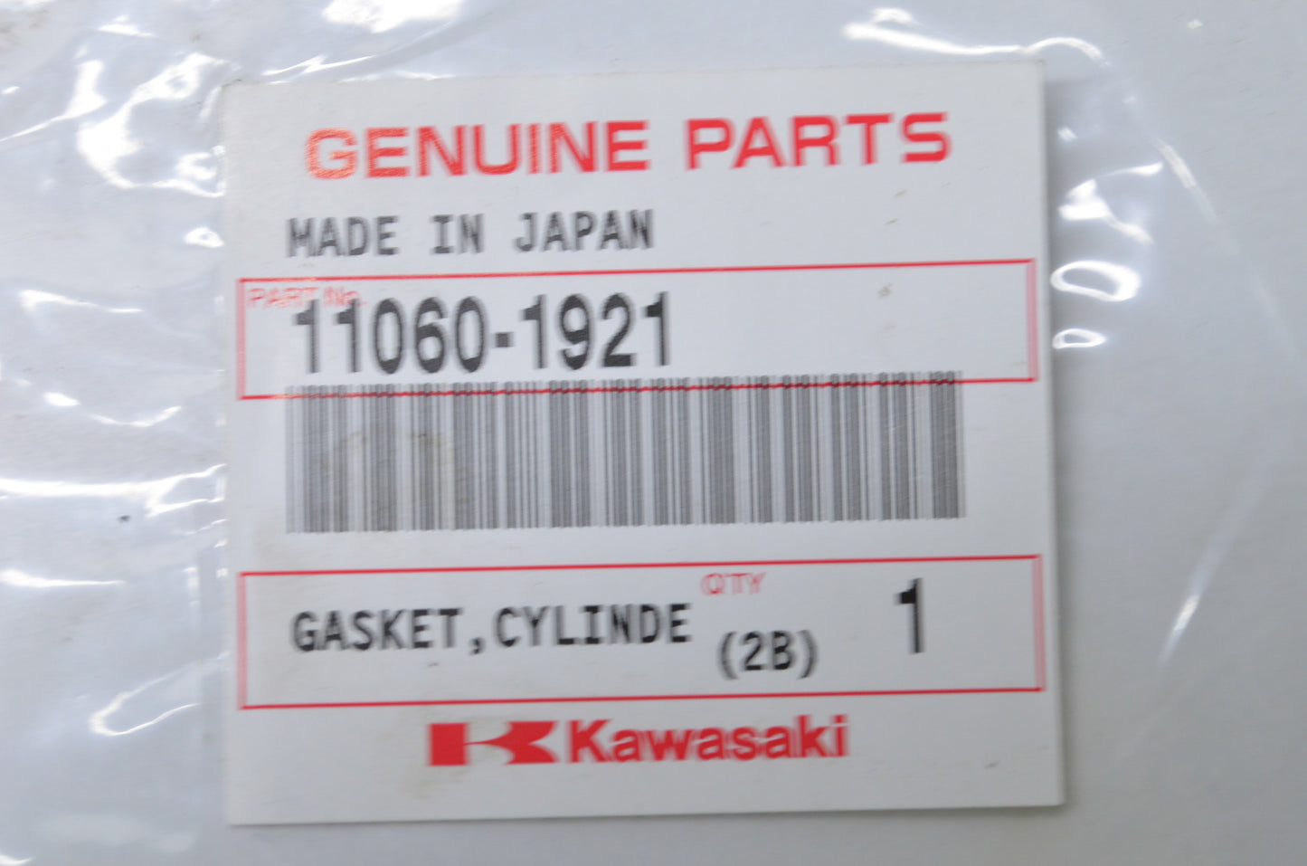 New OEM Kawasaki 11060-1921 Cylinder Base Gasket NOS