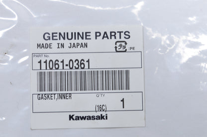 New OEM Kawasaki 11061-0361 Inner Gasket NOS