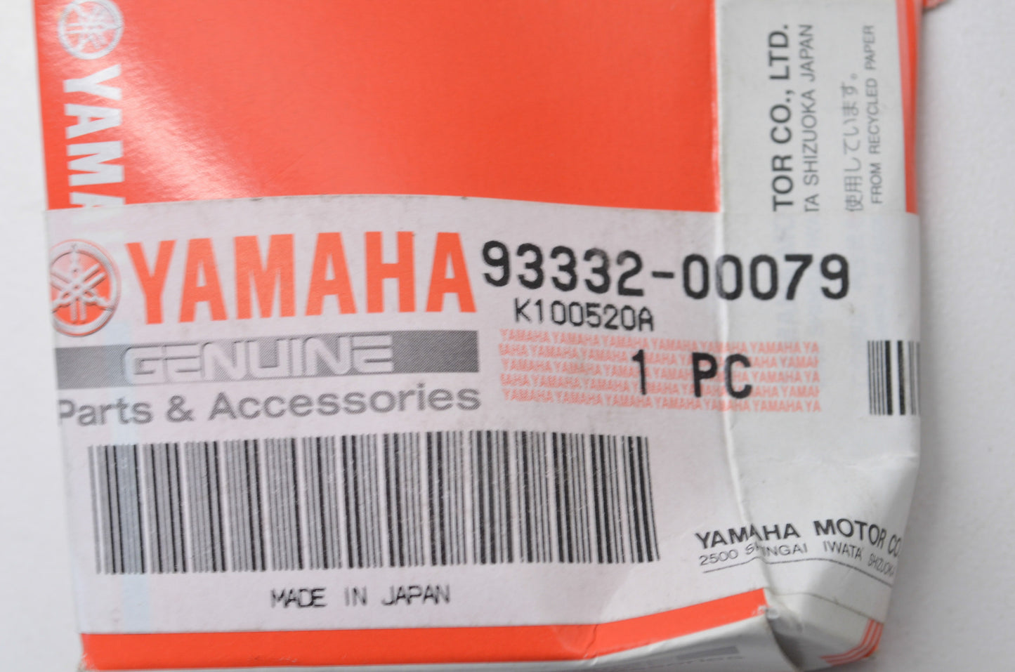 OEM Yamaha 93332-00079-00 Tapered Bearing NOS