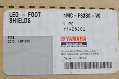 New OEM Yamaha Leg Foot Shields Kit NOS