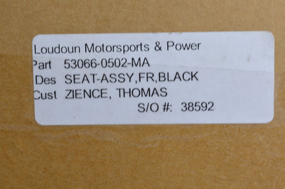 OEM Kawasaki 53066-0502-MA Front Black Seat Assembly NOS