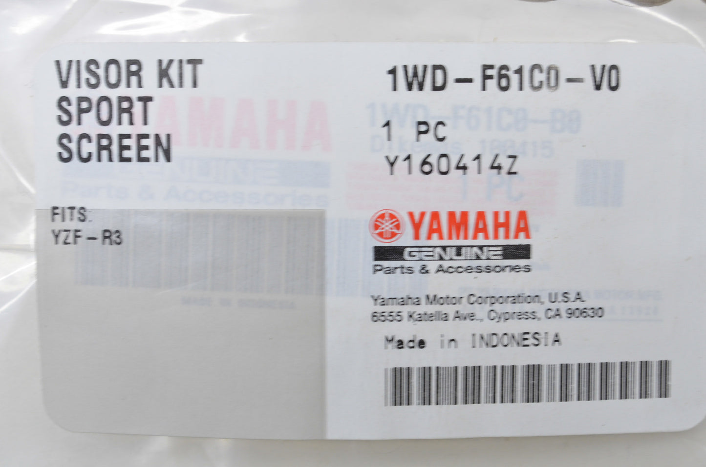 New OEM Yamaha Windscreen NOS