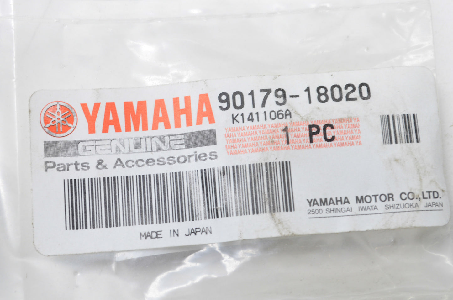 OEM Yamaha 90179-18020-00 Special Shape Nut NOS