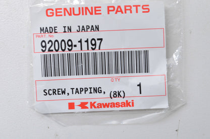 New OEM Kawasaki 92009-1197 Screw NOS