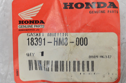 OEM Honda 18391-HM8-000 Muffler Gasket NOS