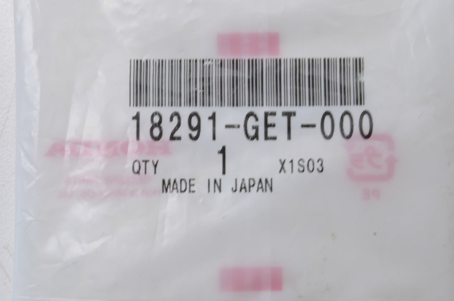 OEM Honda 18291-GET-000 Exhaust Pipe Gasket NOS