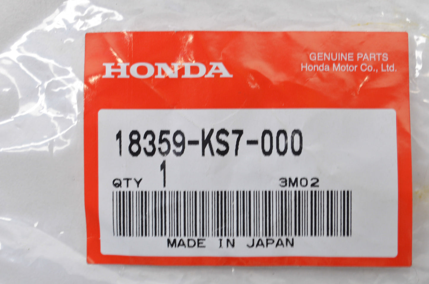 OEM Honda 18359-KS7-000 Exhaust Manifold Seal NOS