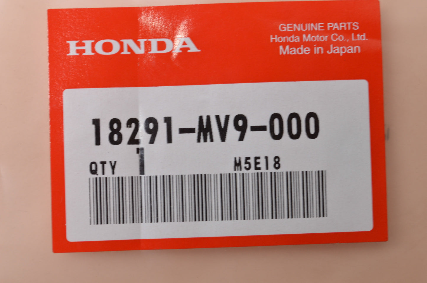 OEM Honda 18291-MV9-000 Exhaust Pipe Gasket NOS