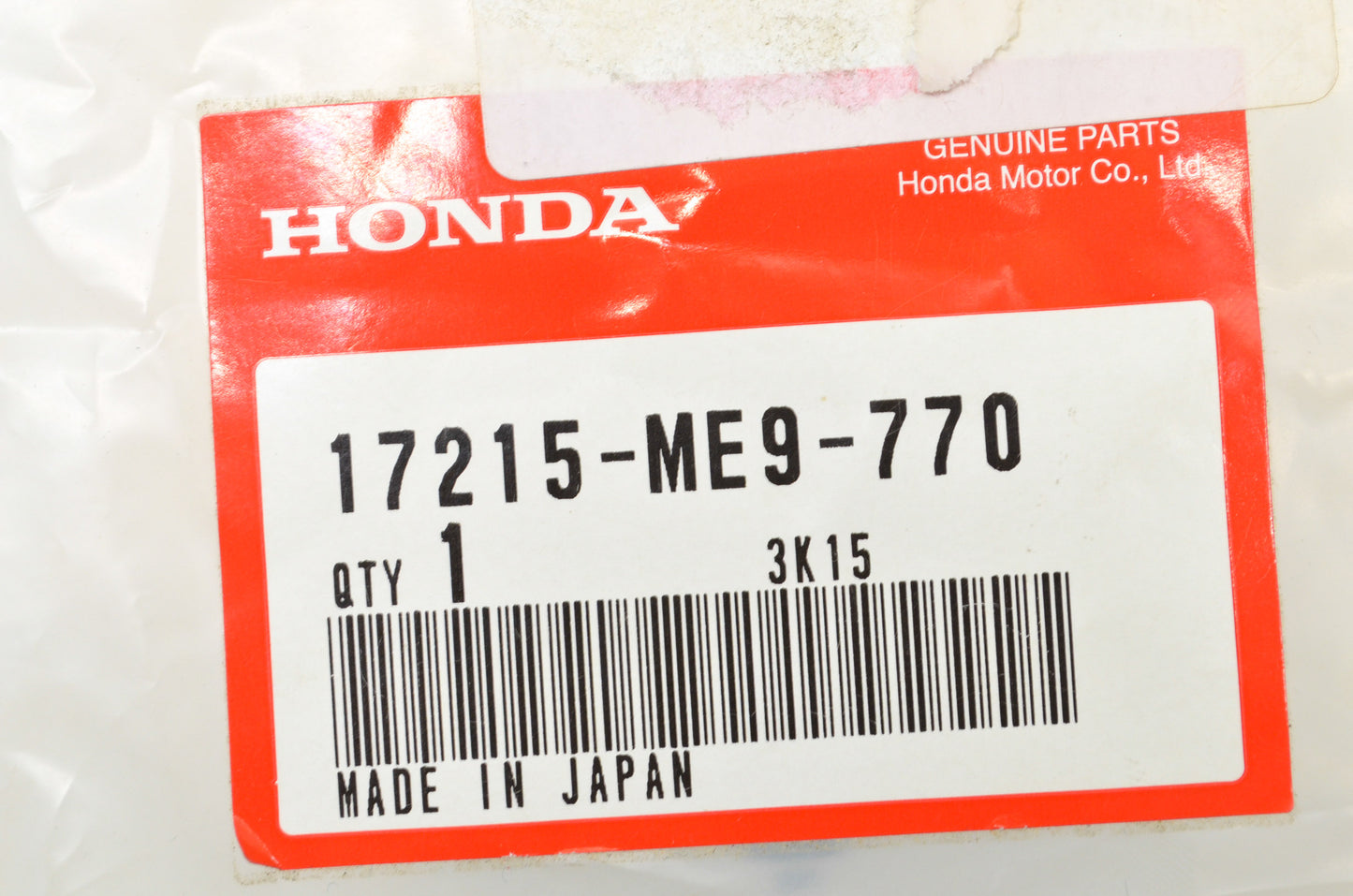 OEM Honda 17215-ME9-770 Air Cleaner Element NOS