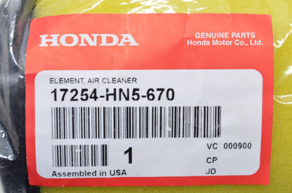 OEM Honda 17254-HN5-670 Air Cleaner Element NOS
