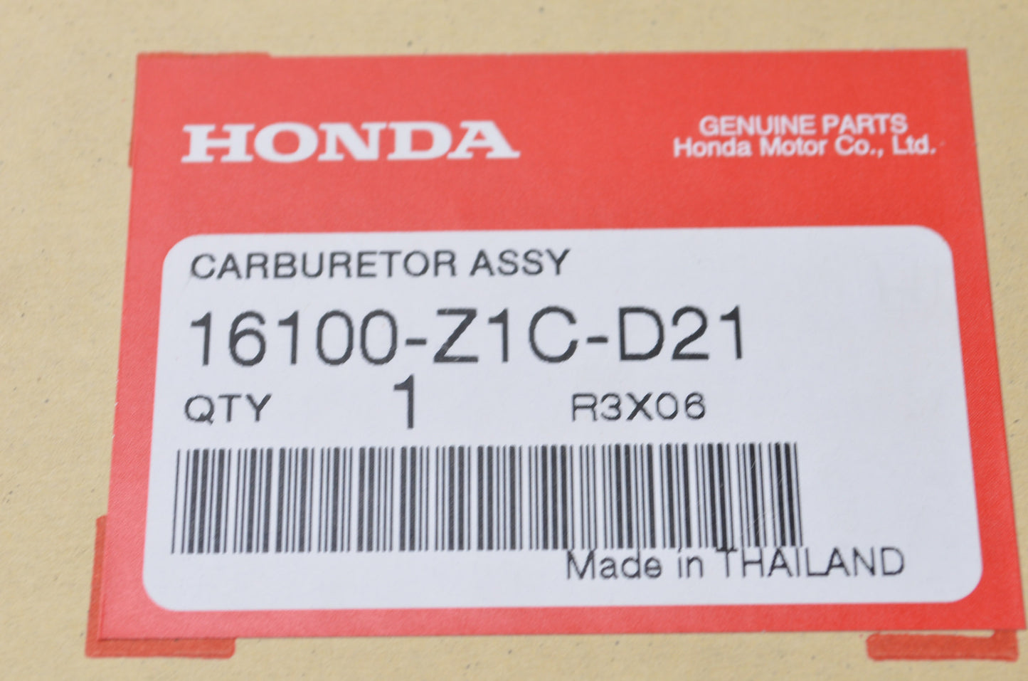 New OEM Honda Carburetor NOS