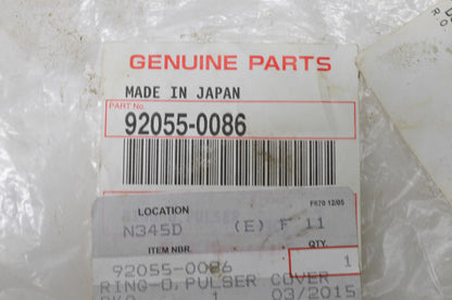 OEM Kawasaki 92055-0086 Pulser Cover Ring-O NOS