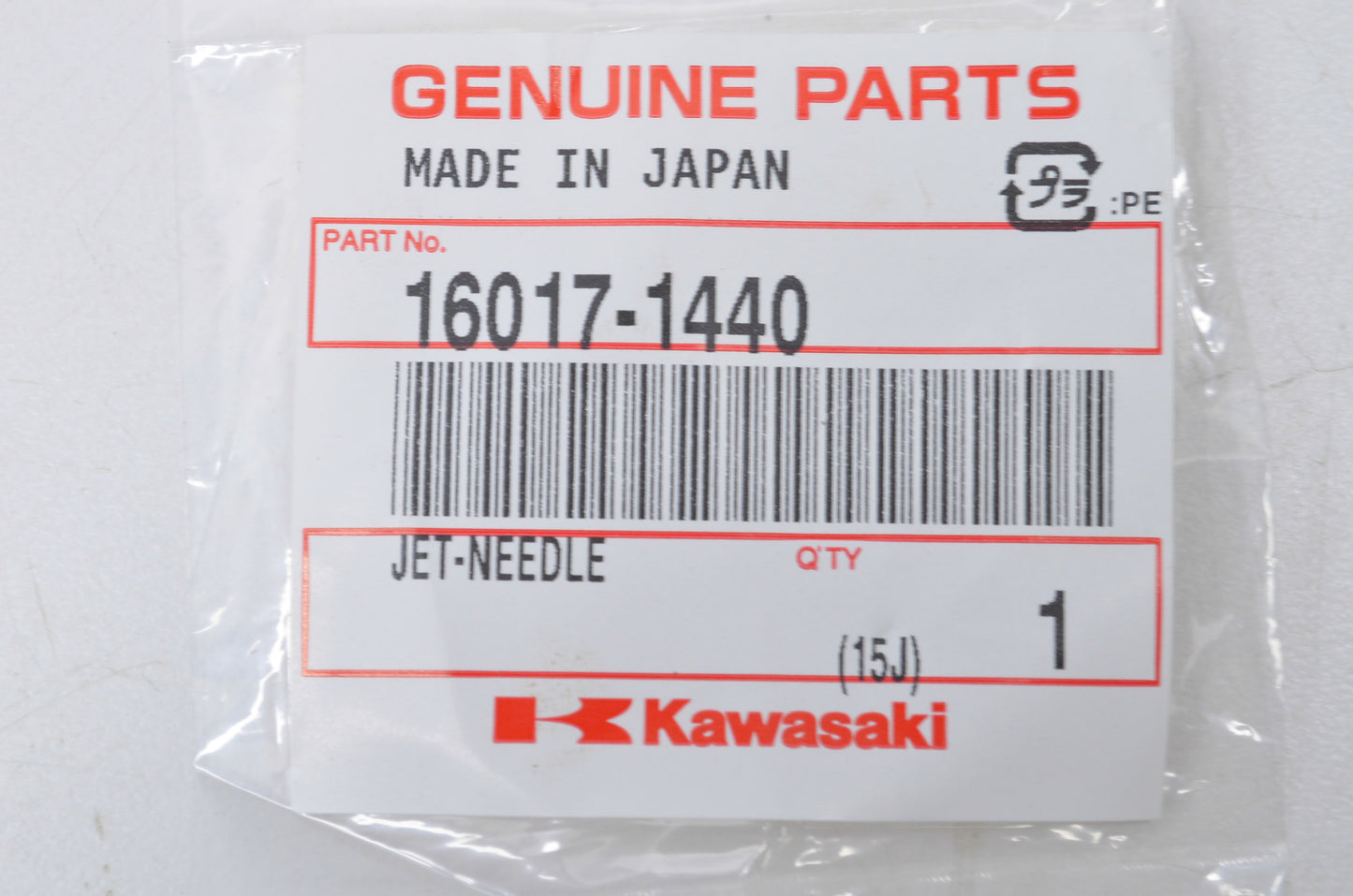 New OEM Kawasaki 16017-1440 Needle Jet NOS