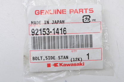OEM Kawasaki 92153-1416 Side Stand Bolt 10mm NOS