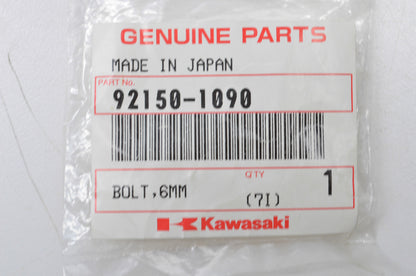 OEM Kawasaki 92150-1090 Bolt 6MM NOS