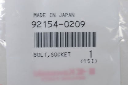 OEM Kawasaki 92154-0209 Socket Bolt 5X16 NOS
